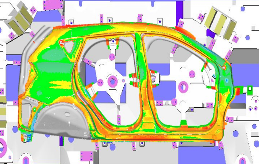 図:車両・金型の3D計測